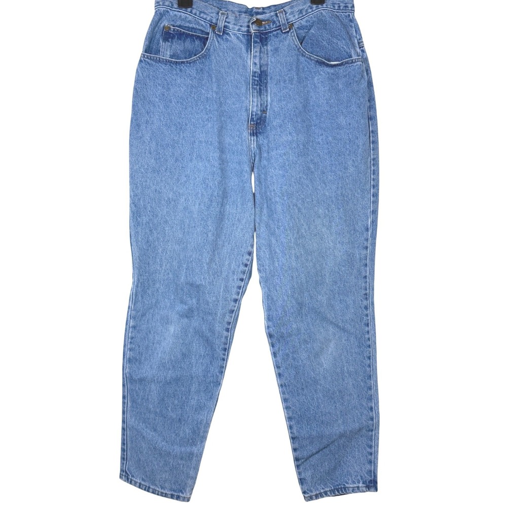 RARE Capistrano 90s Vintage Mom Jeans Light Wash Denim High Waist Tapered Leg